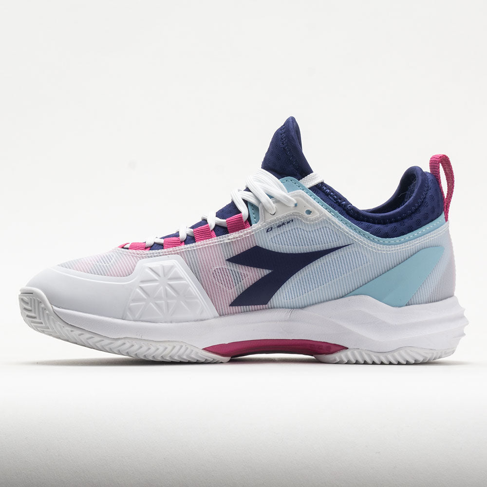 Diadora Speed Blushield Fly 4+ Clay Women's  White/Blueprint/Pink
