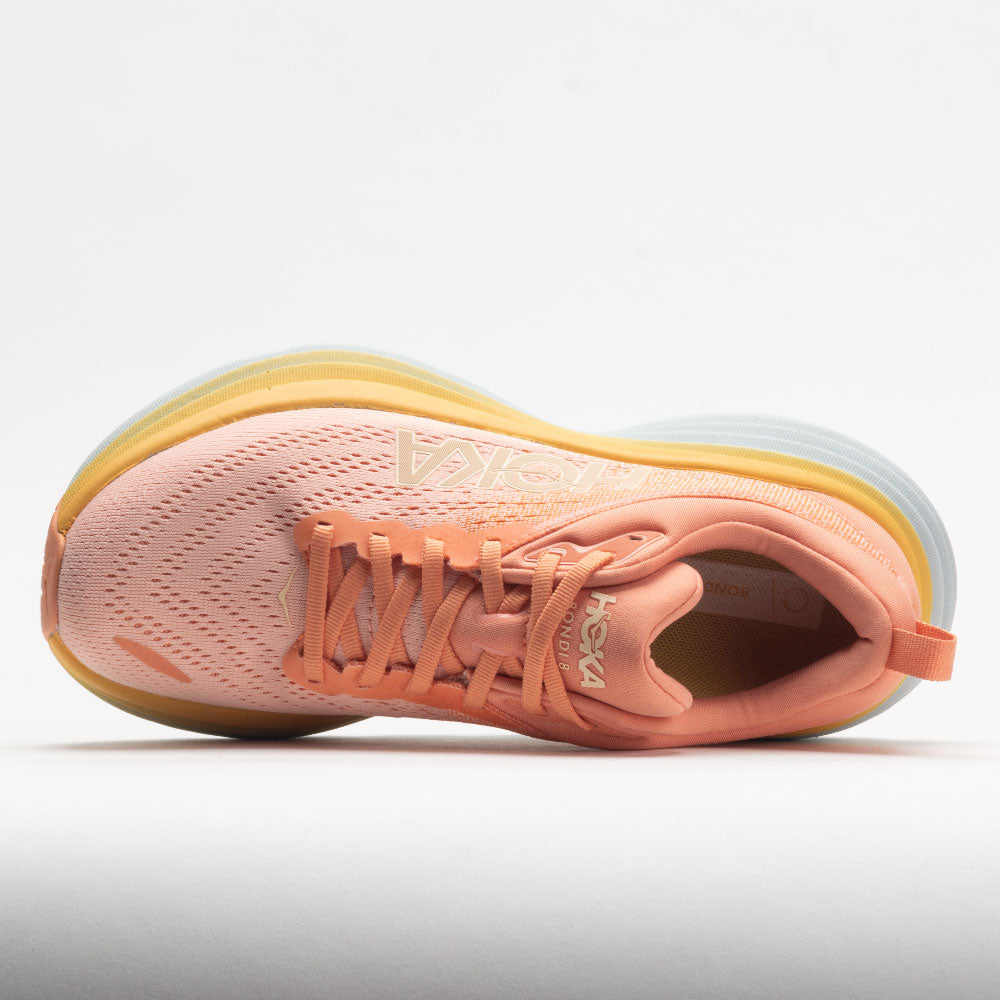 HOKA Bondi 8 Women's  Shell Coral/Peach Parfait