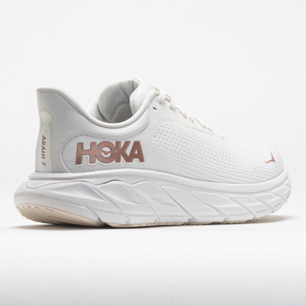 HOKA Arahi 7 Women's  Blanc de Blanc/Rose Gold