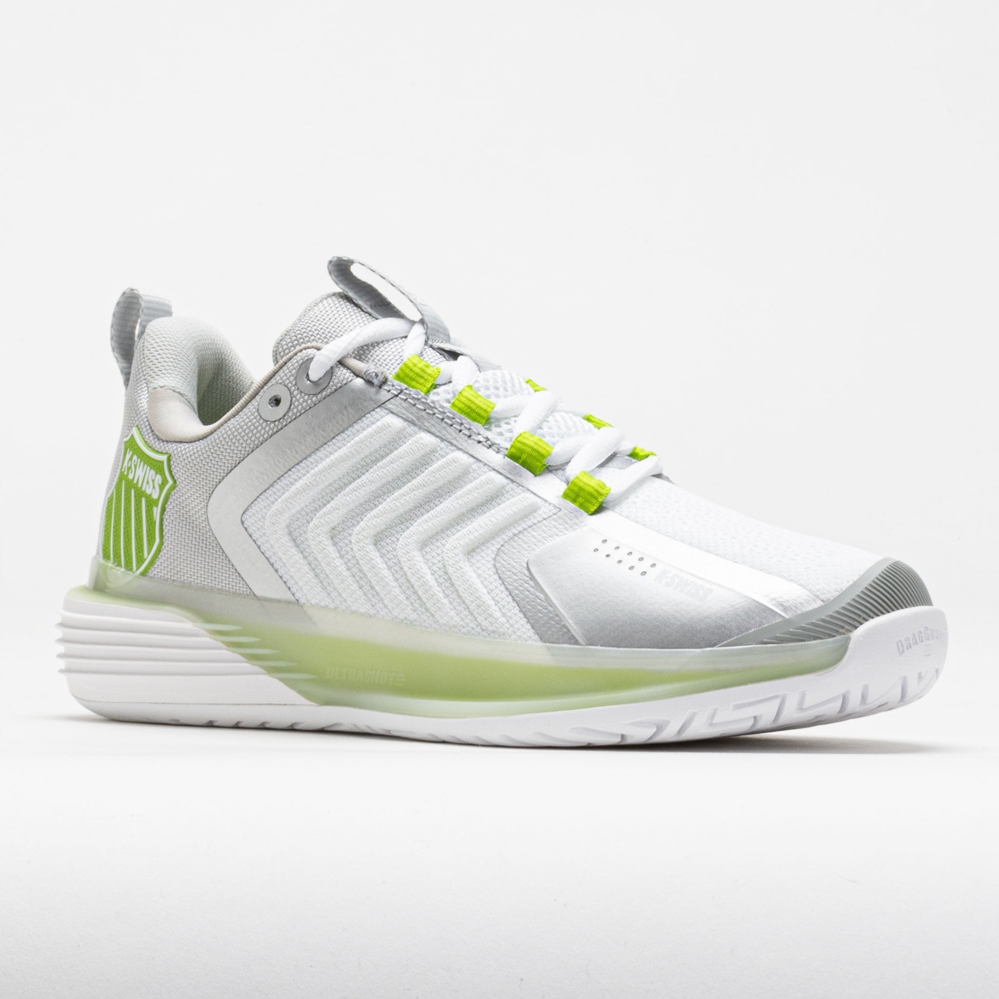 K-Swiss Ultrashot 3 Women's  White/Gray Violet/Lime Green