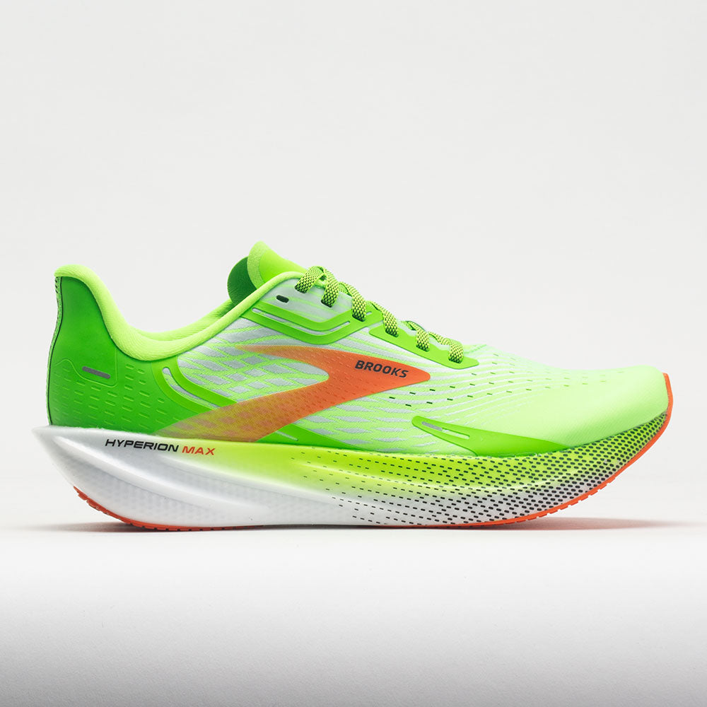 Brooks Hyperion Max Men's  Green Gecko/Red Orange/White