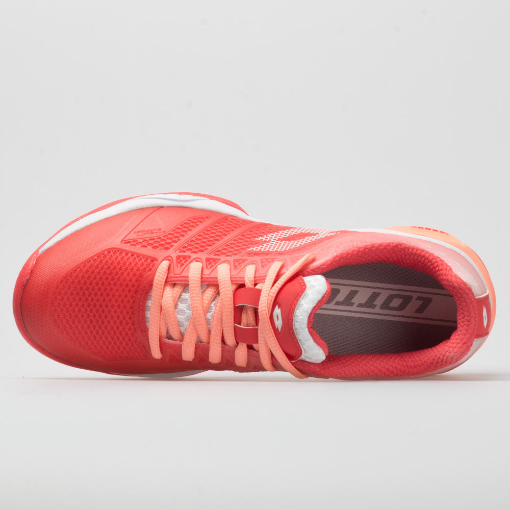 Lotto Mirage 300 II Speed Women's  Red Fluo/All White/Vivid Rose