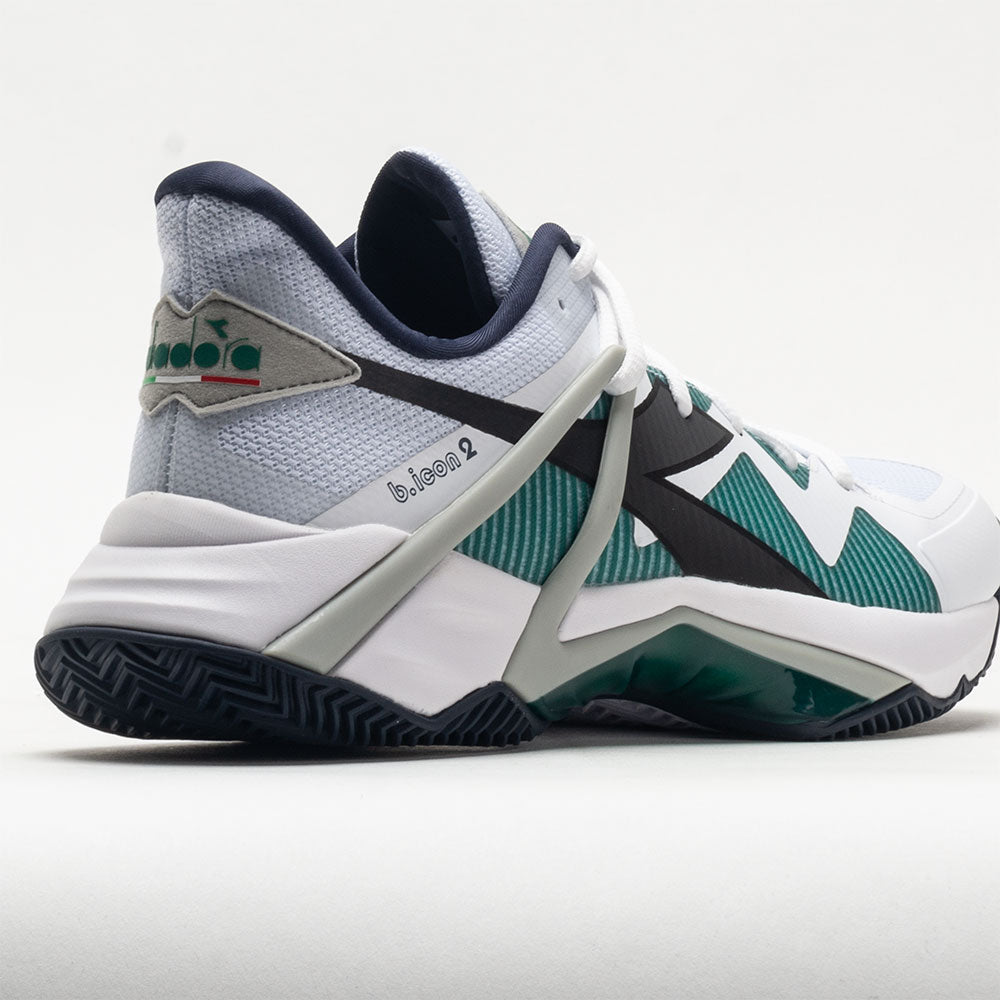 Diadora B.Icon 2 Clay Men's  White/Black/Blue Corsair
