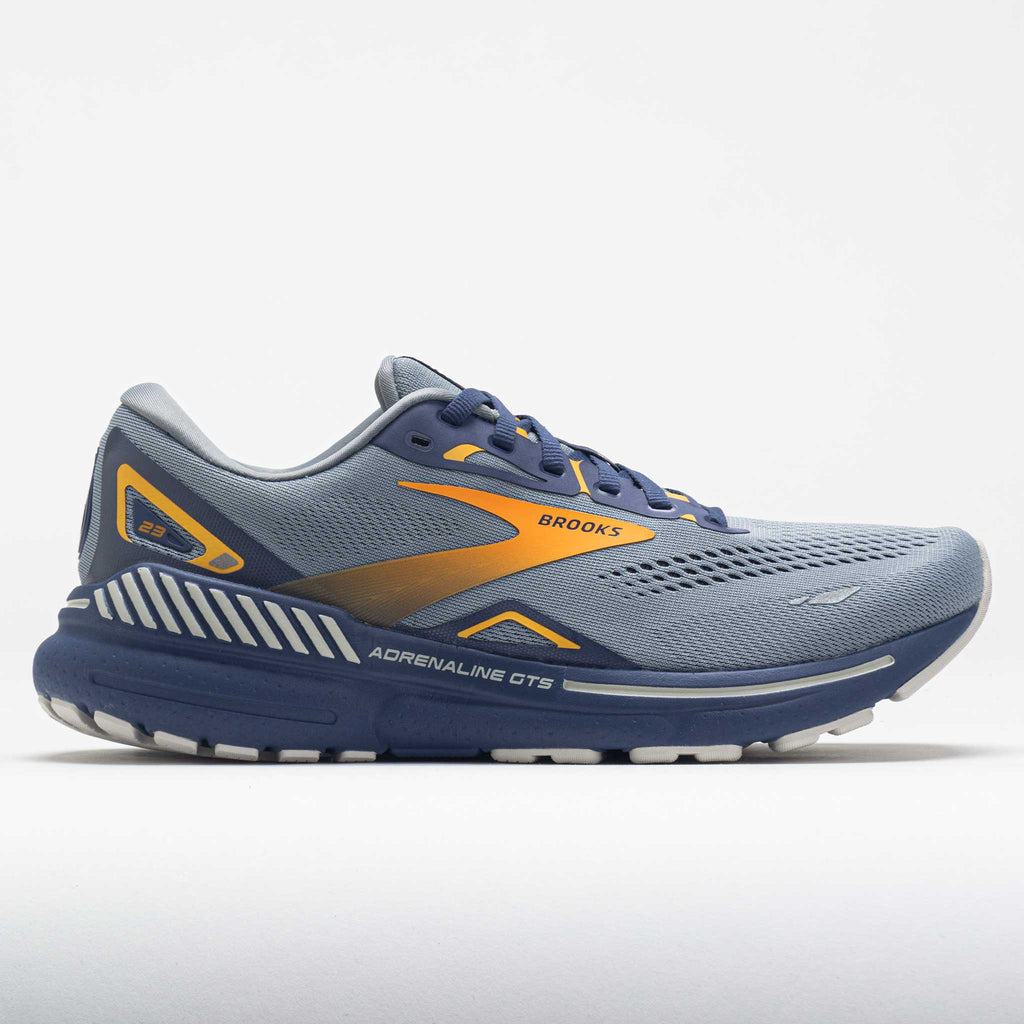 Brooks Adrenaline GTS 23 Men's  Grey/Crown Blue/Orange