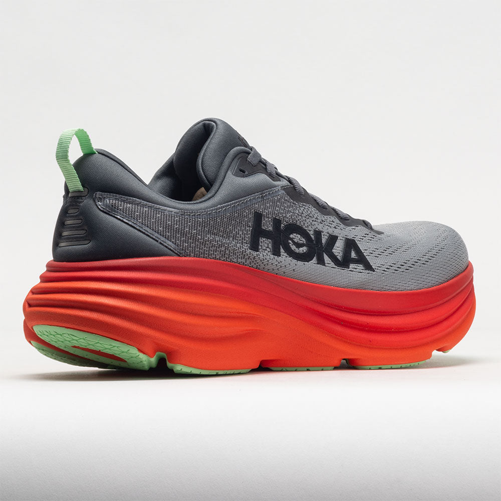 HOKA Bondi 8 Men's  Castlerock/Flame