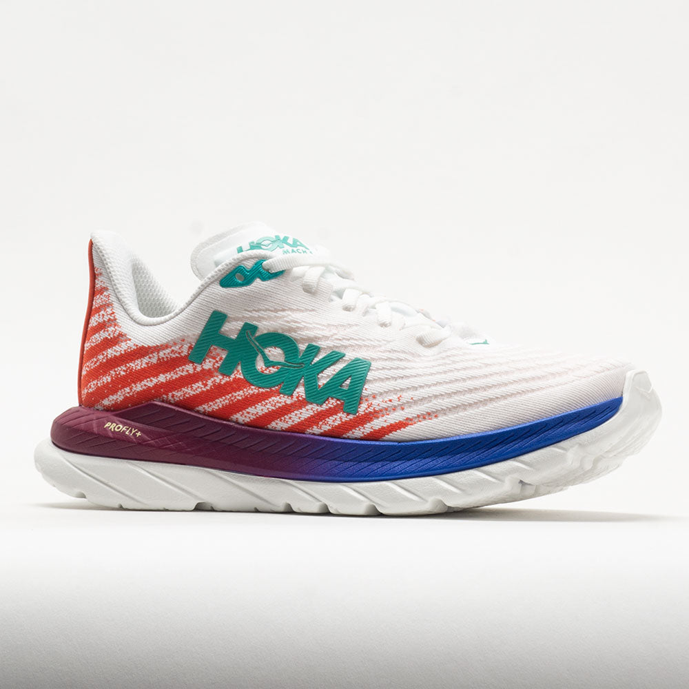 HOKA Mach 5 Men's  White/Flame