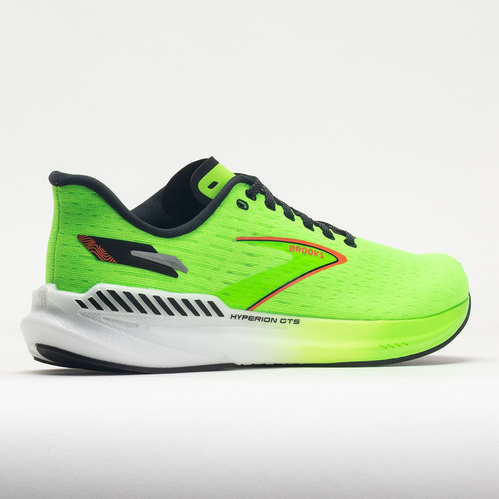 Brooks Hyperion GTS Men's  Green Gecko/Red Orange/White